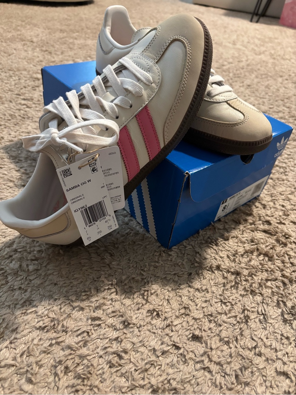 adidas Wmns Samba OG 'White Lucid Pink' - Picture 5 of 6